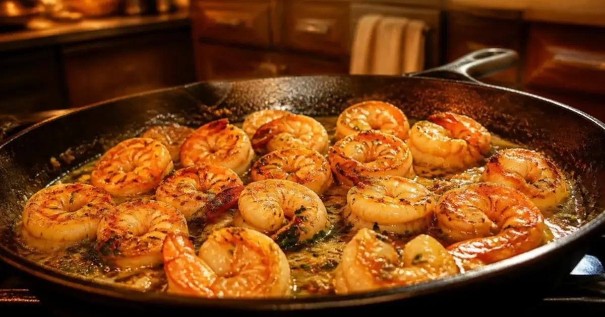 garlic butter shrimp with easy kitchen step routines photo for home cooks