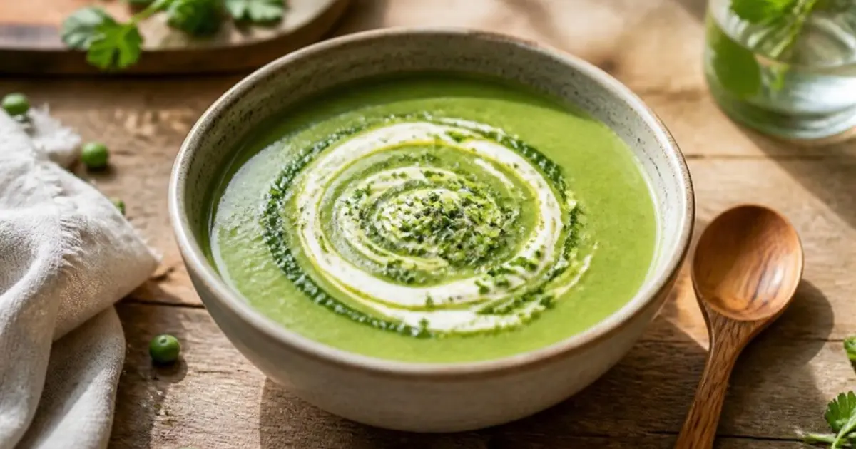 vegan soup recipes with green broth pot steps photo for home cooks